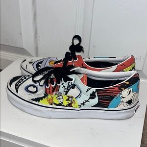 Vans Multicolor Nightmare Before Christmas Graphic Sneakers